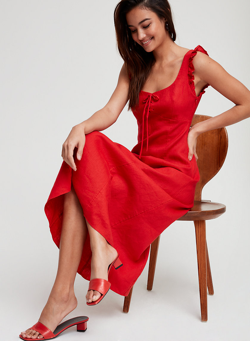 aritzia red dress