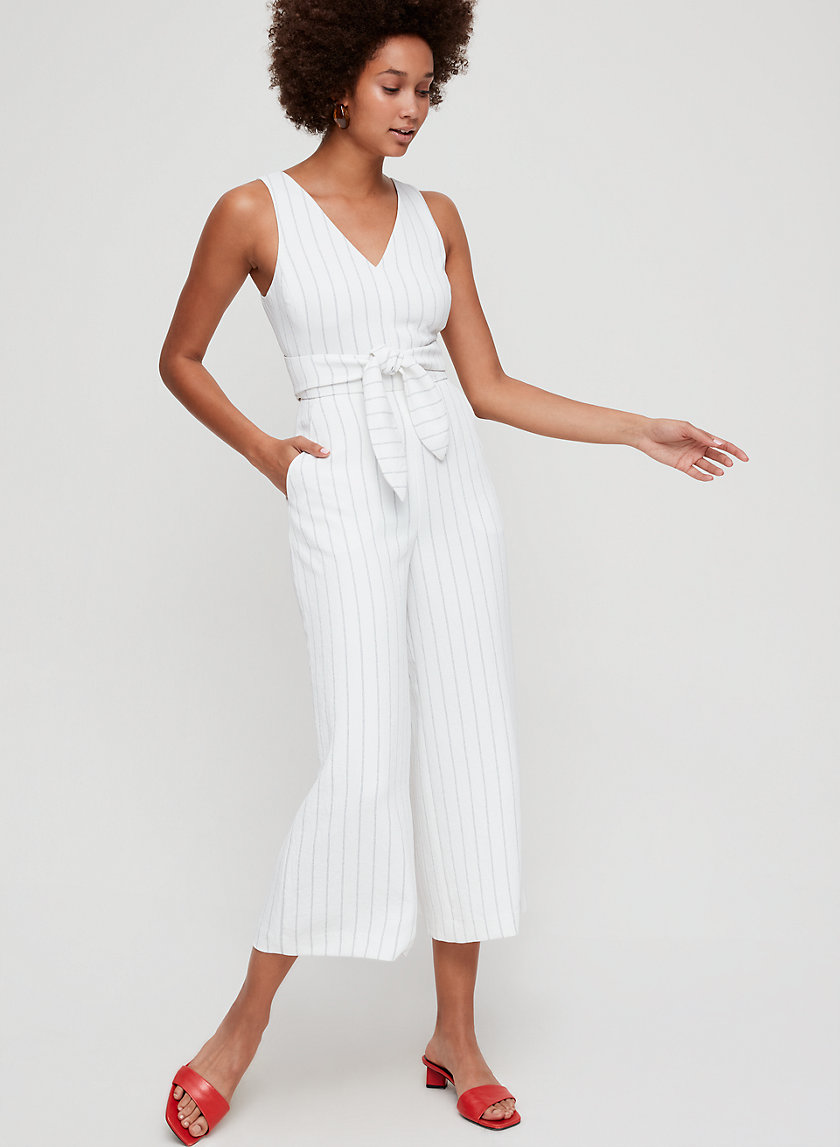 aritzia white jumpsuit