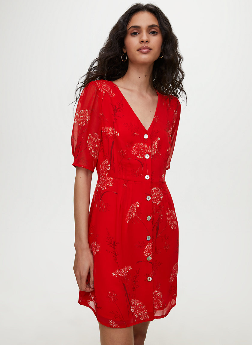 aritzia red dress