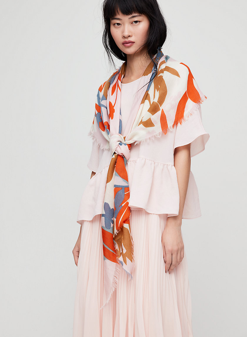 Auxiliary PLANT COLLAGE SCARF | Aritzia Auxiliary PLANT COLLAGE SCARF | Aritzia