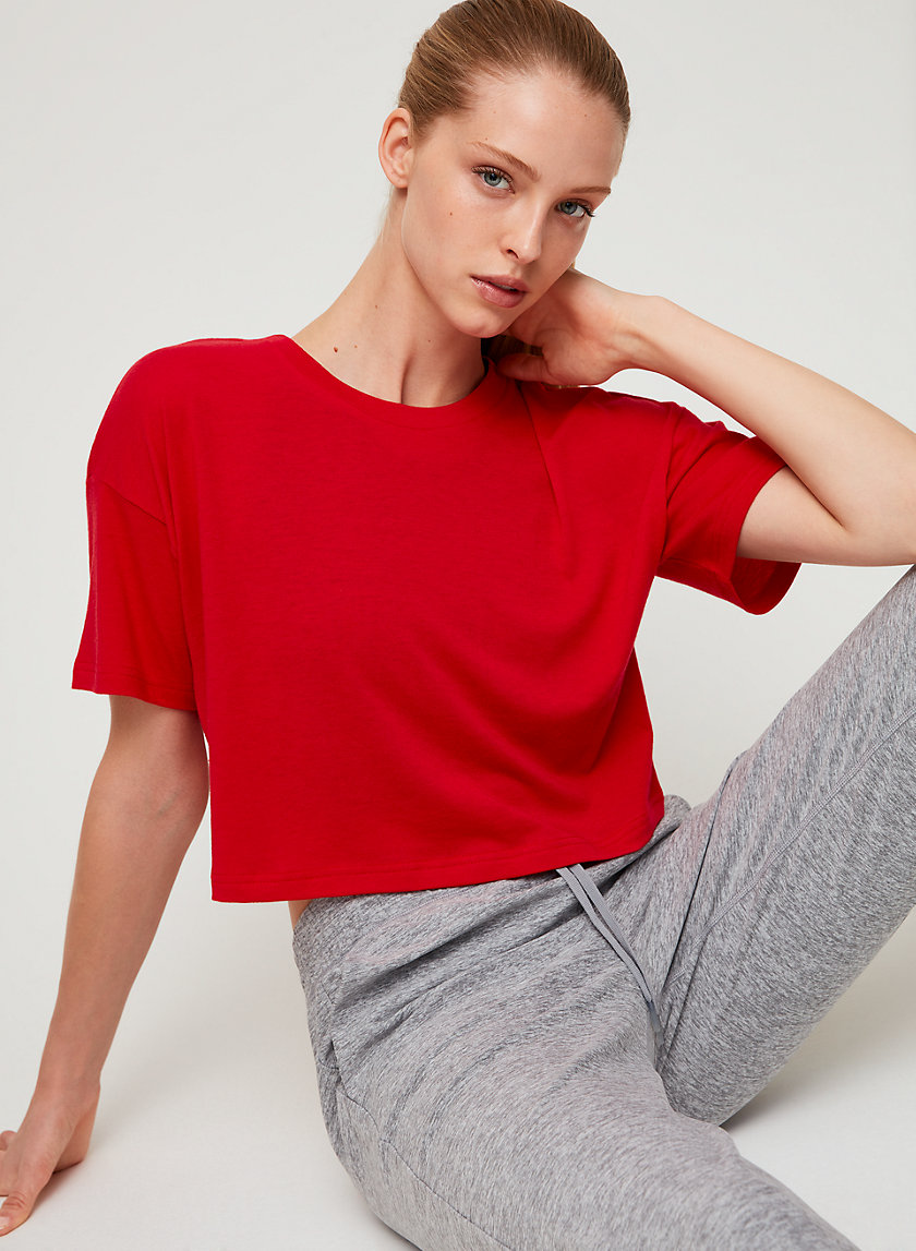 REPEAT T-SHIRT - Cropped short-sleeve t-shirt REPEAT T-SHIRT - Cropped short-sleeve t-shirt