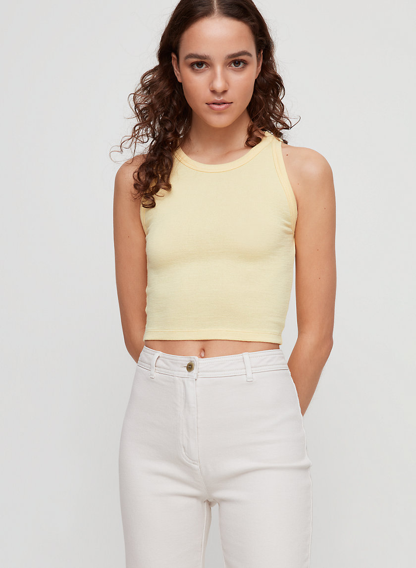 WINBERG TANK - Cropped, crewneck tank top WINBERG TANK - Cropped, crewneck tank top