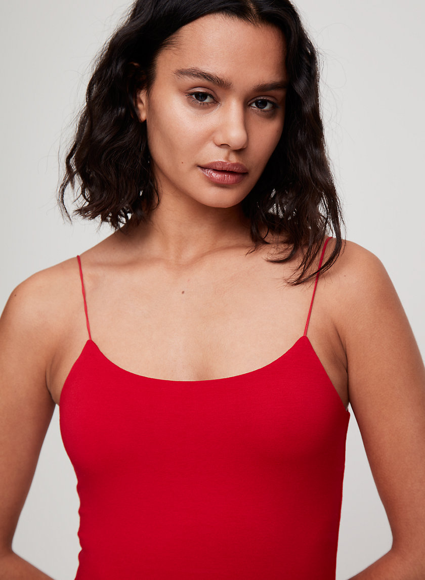 TINY TANK - Cropped, scoop-neck tank top TINY TANK - Cropped, scoop-neck tank top