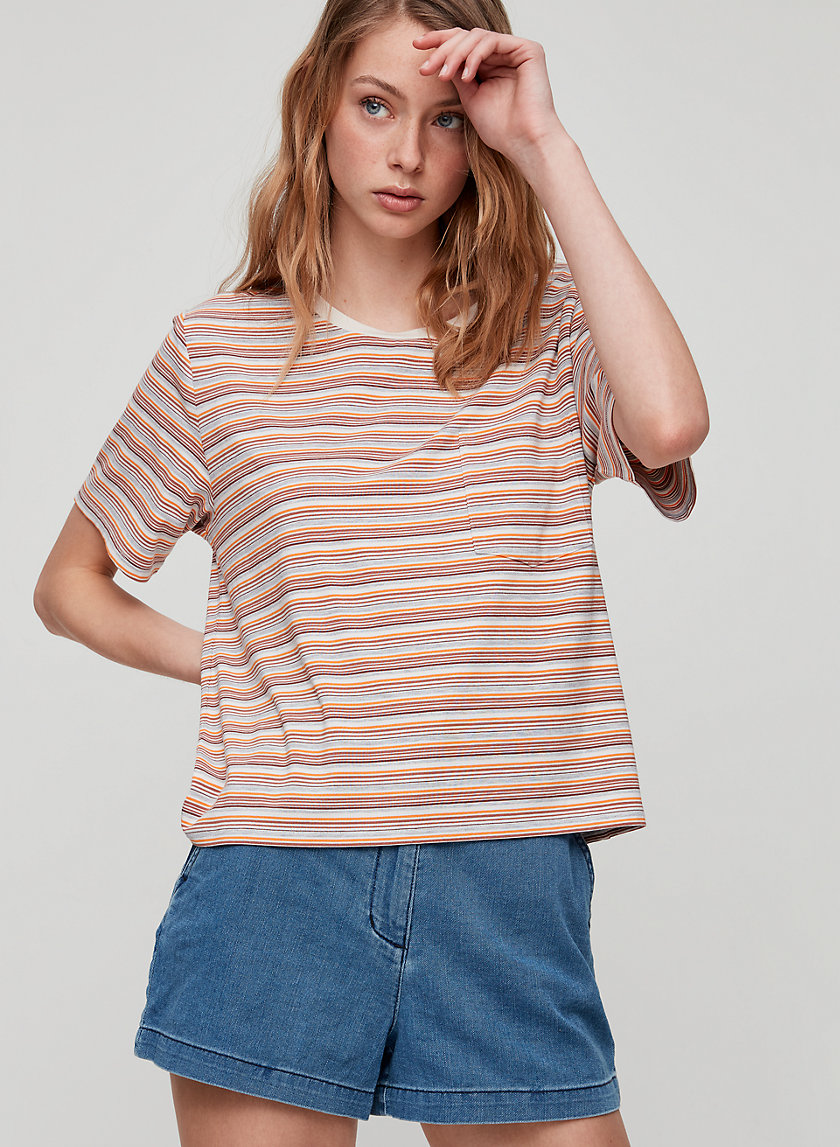 GRADILLA T-SHIRT - Striped crewneck t-shirt GRADILLA T-SHIRT - Striped crewneck t-shirt