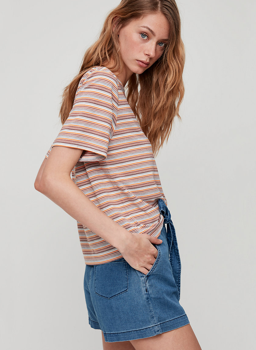 GRADILLA T-SHIRT - Striped crewneck t-shirt GRADILLA T-SHIRT - Striped crewneck t-shirt