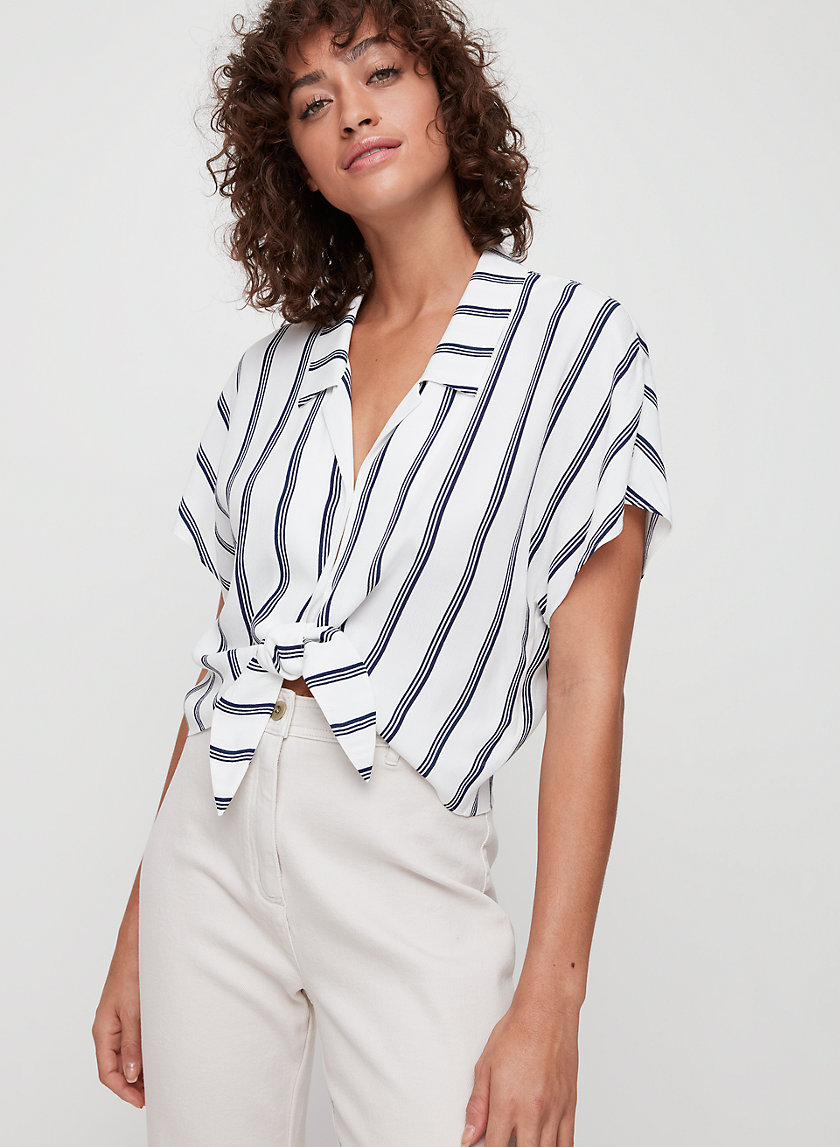 Wilfred Free THE TIE-FRONT BLOUSE | Aritzia US