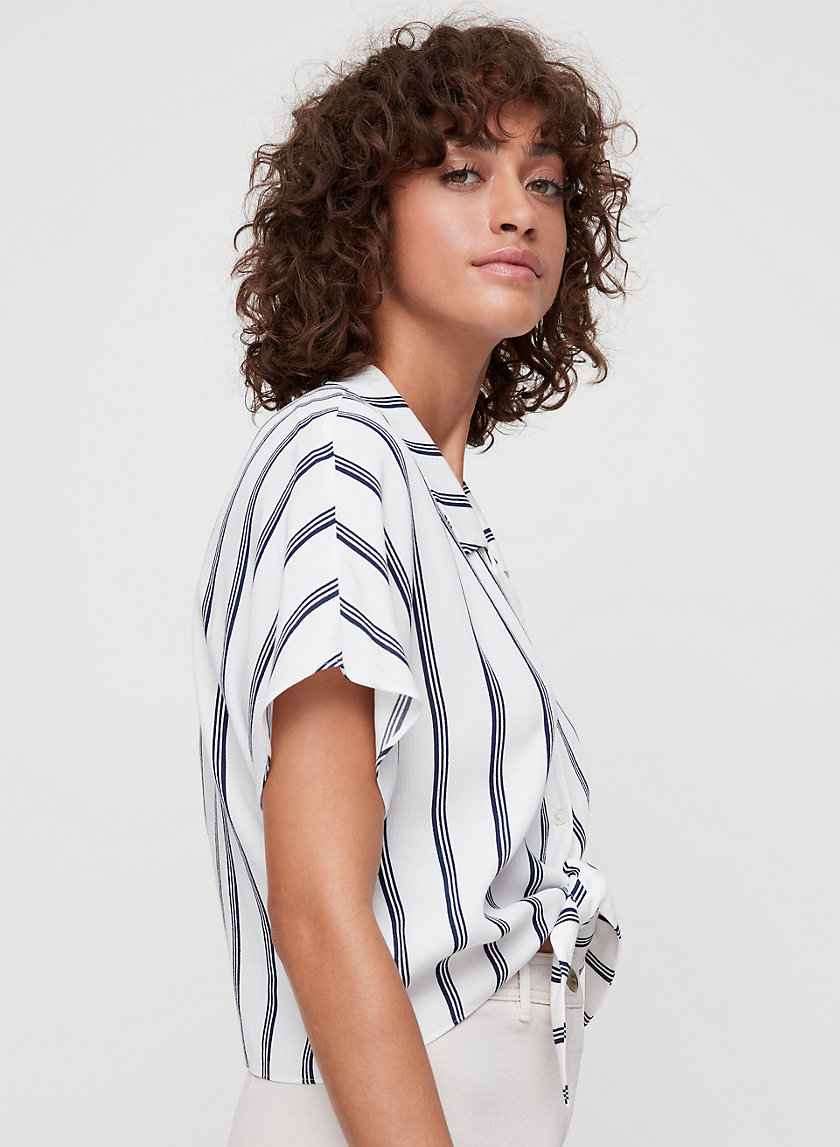 Wilfred Free THE TIE-FRONT BLOUSE | Aritzia CA