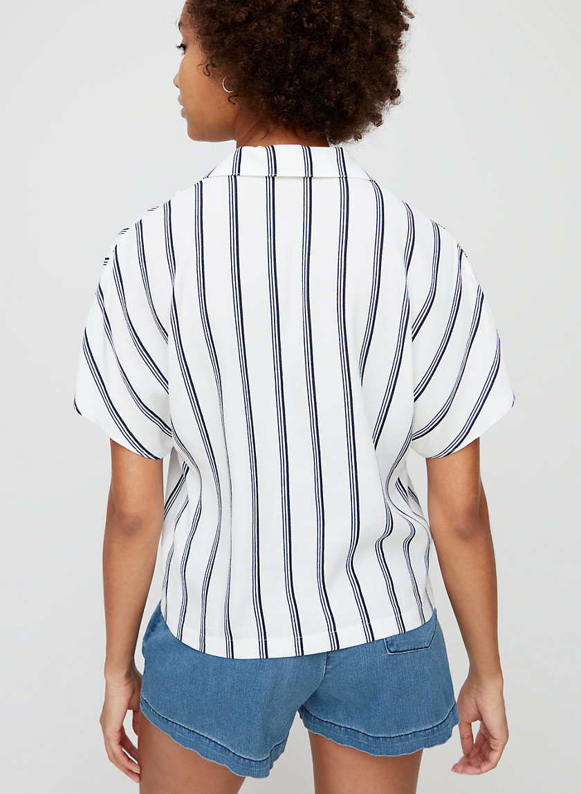 SHAWNA BLOUSE - Cropped, short-sleeve blouse SHAWNA BLOUSE - Cropped, short-sleeve blouse
