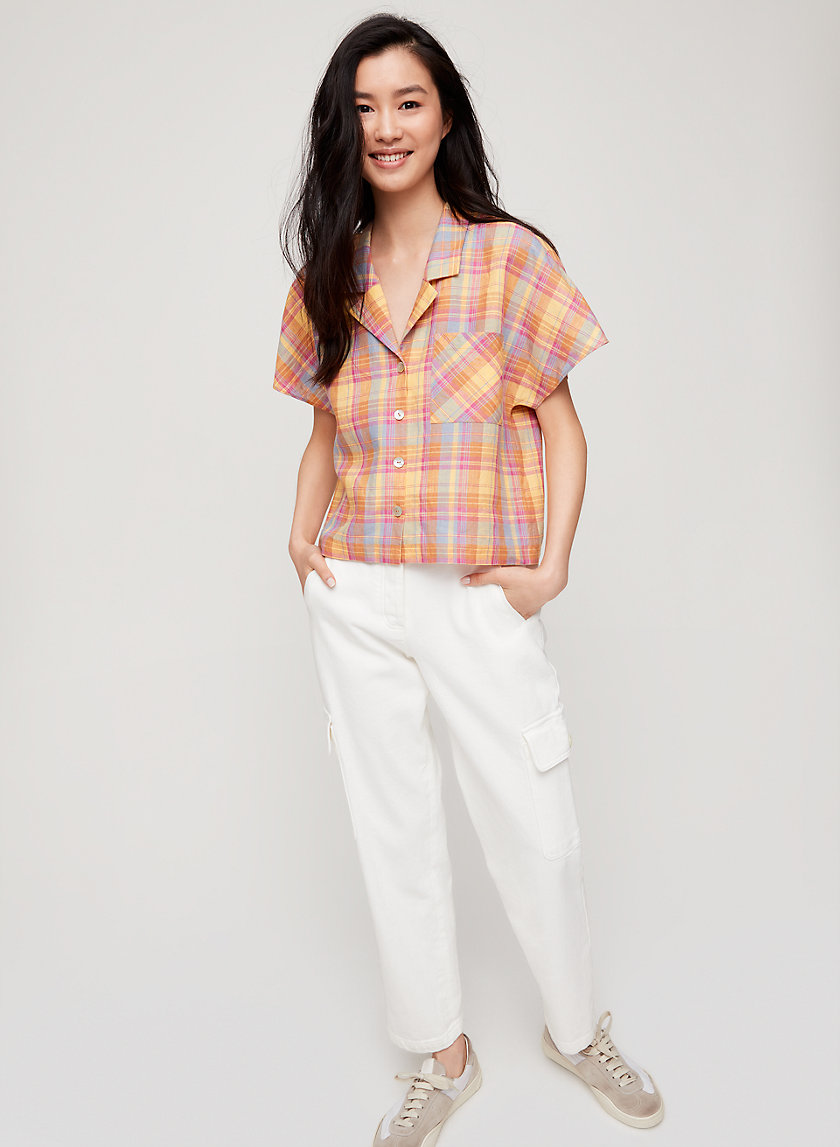 SHAWNA BLOUSE - Short-sleeve button-up blouse SHAWNA BLOUSE - Short-sleeve button-up blouse