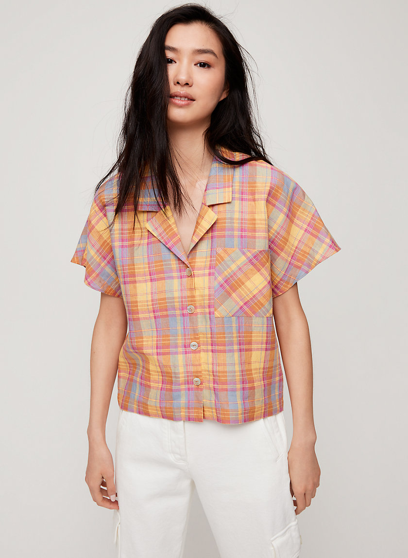 SHAWNA BLOUSE - Short-sleeve button-up blouse SHAWNA BLOUSE - Short-sleeve button-up blouse
