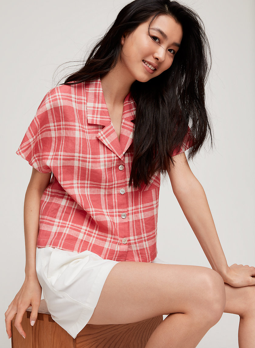 SHAWNA BLOUSE - Short-sleeve button-up blouse SHAWNA BLOUSE - Short-sleeve button-up blouse
