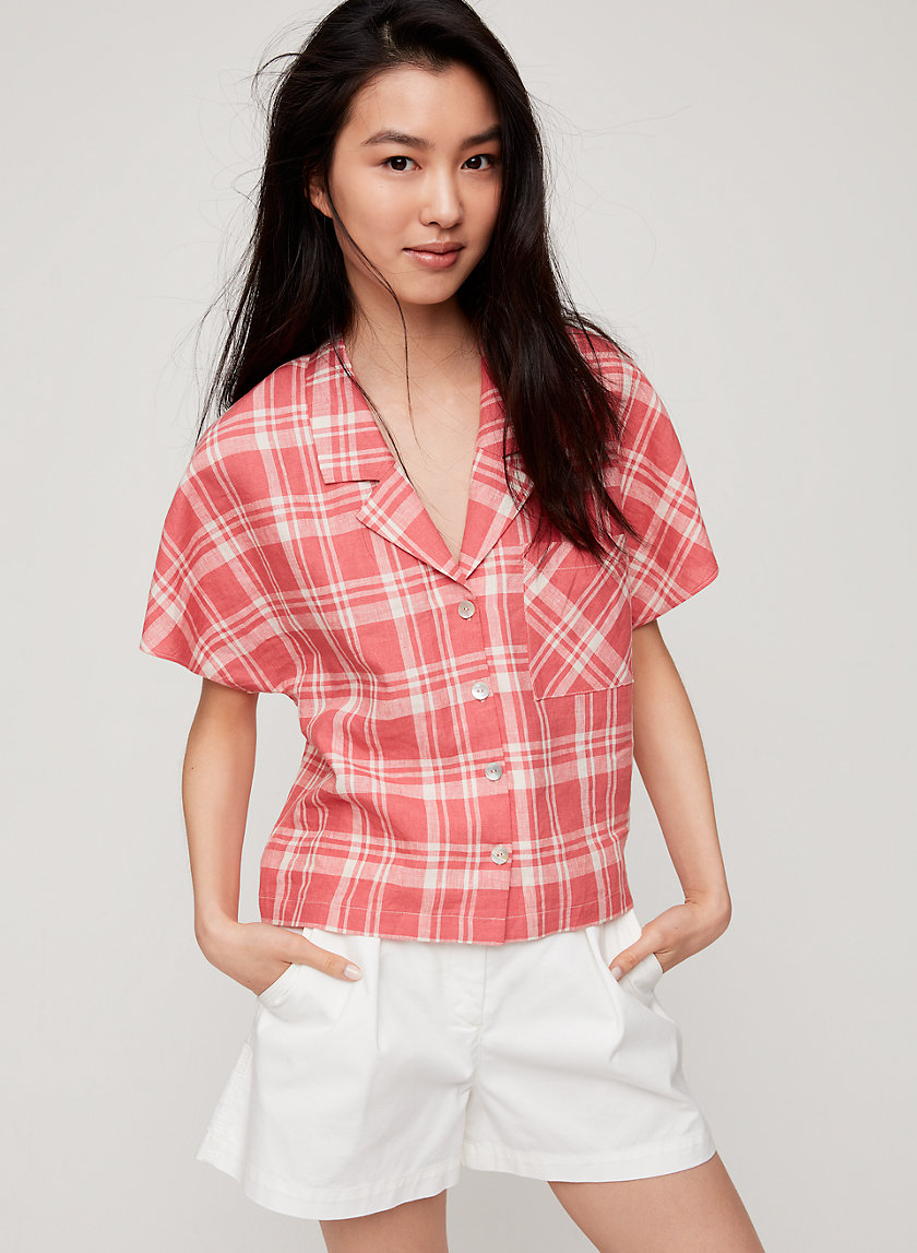 SHAWNA BLOUSE - Short-sleeve button-up blouse SHAWNA BLOUSE - Short-sleeve button-up blouse