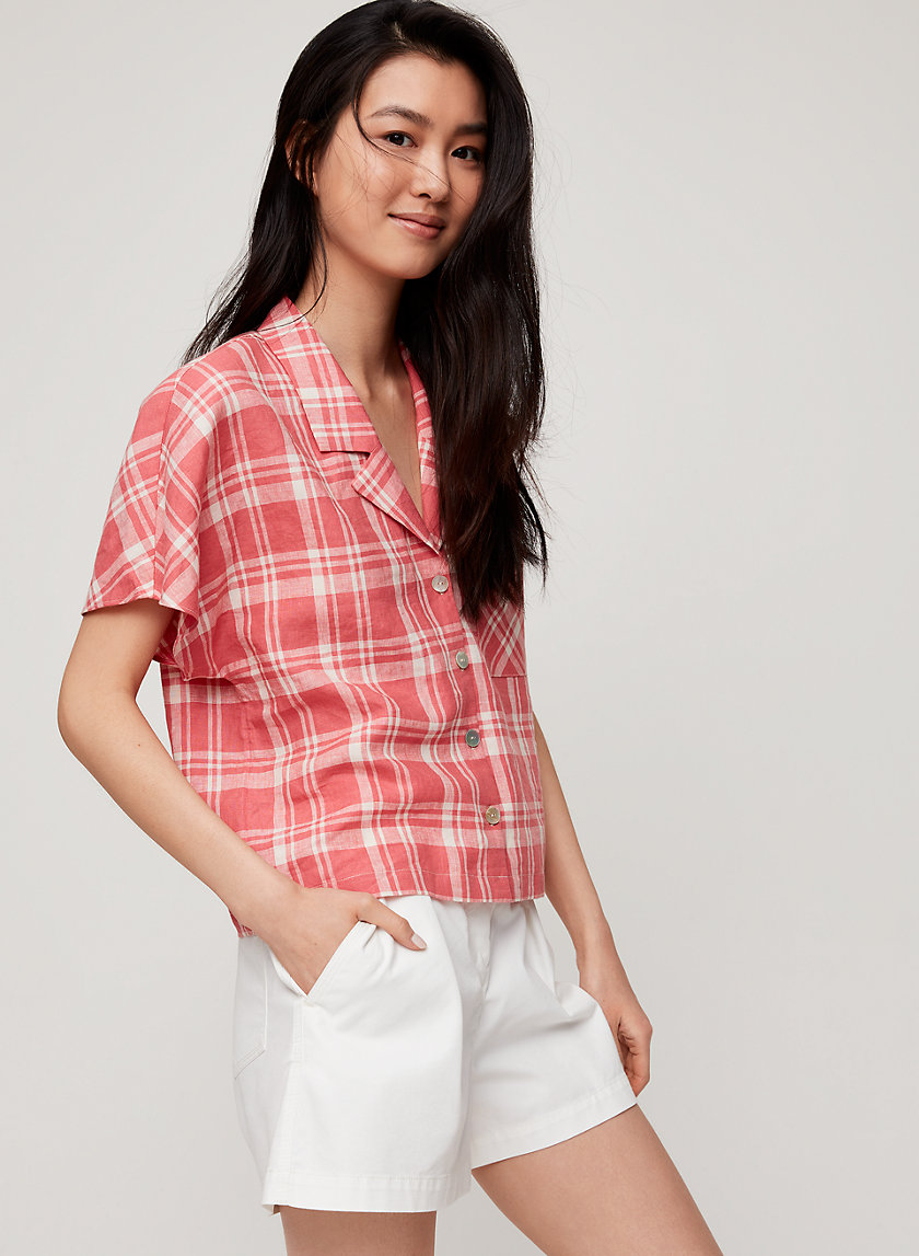 SHAWNA BLOUSE - Short-sleeve button-up blouse SHAWNA BLOUSE - Short-sleeve button-up blouse