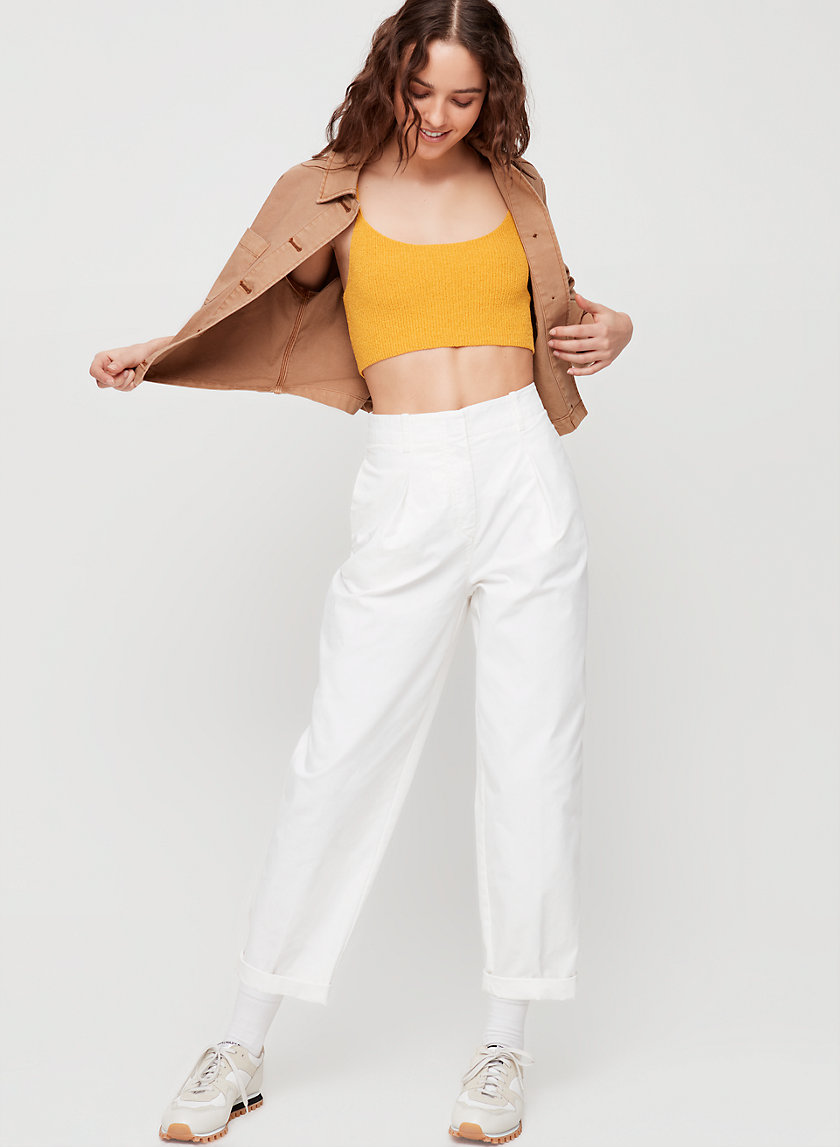 JOSS SWEATER - Cropped, knit tank top JOSS SWEATER - Cropped, knit tank top