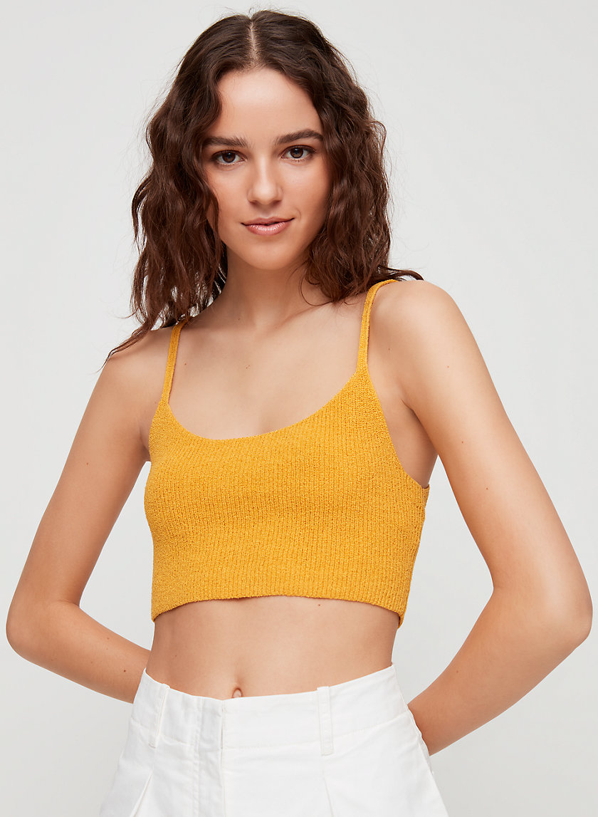 JOSS SWEATER - Cropped, knit tank top JOSS SWEATER - Cropped, knit tank top