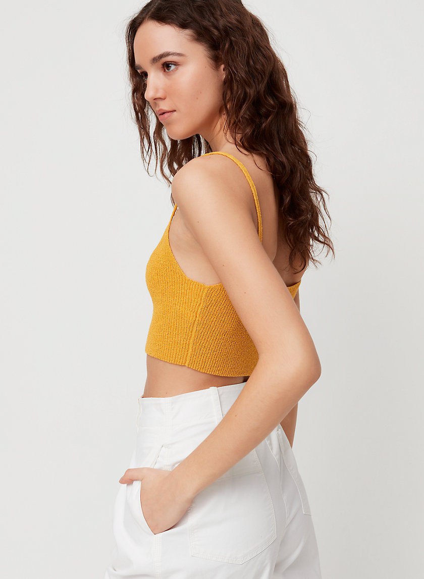JOSS SWEATER - Cropped, knit tank top JOSS SWEATER - Cropped, knit tank top