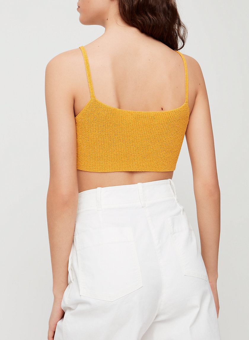 JOSS SWEATER - Cropped, knit tank top JOSS SWEATER - Cropped, knit tank top