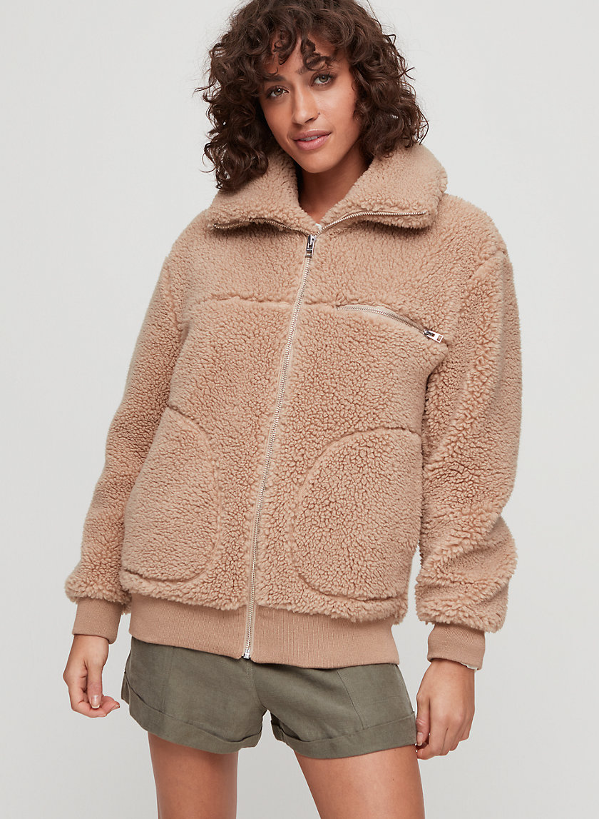 teddy bear jacket aritzia