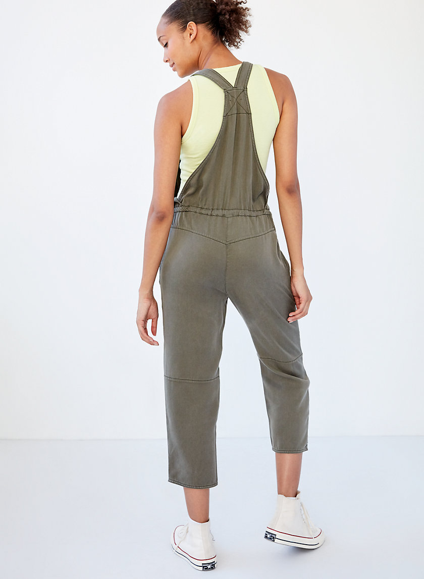 VALLETTA OVERALLS - Cropped twill overalls VALLETTA OVERALLS - Cropped twill overalls
