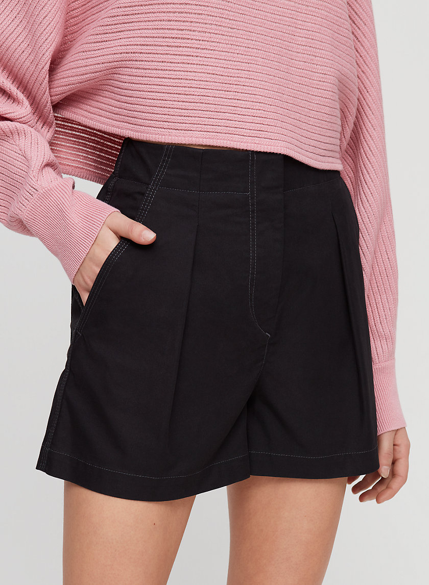 TANSY SHORT - High-waisted pleated shorts TANSY SHORT - High-waisted pleated shorts