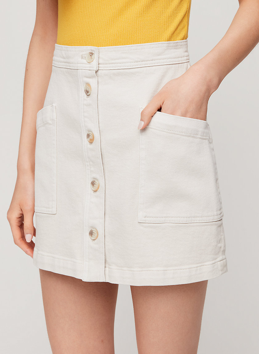 NADIA SKIRT - Front-button mini skirt NADIA SKIRT - Front-button mini skirt
