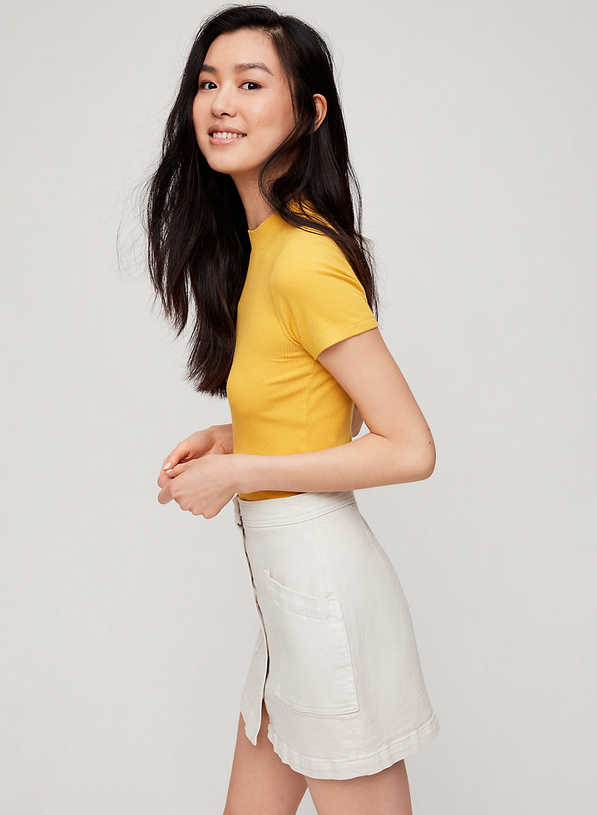 NADIA SKIRT - Front-button mini skirt NADIA SKIRT - Front-button mini skirt