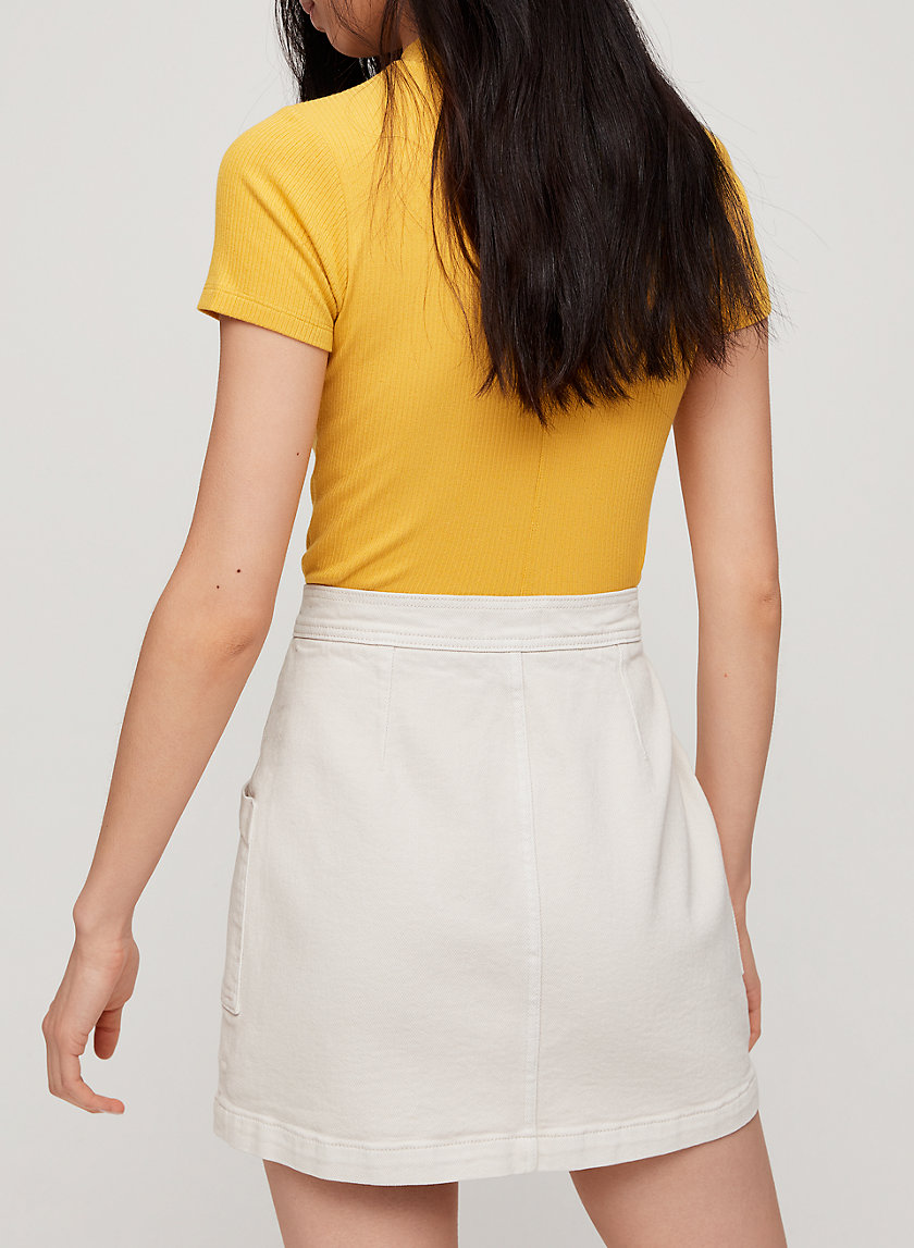 NADIA SKIRT - Front-button mini skirt NADIA SKIRT - Front-button mini skirt