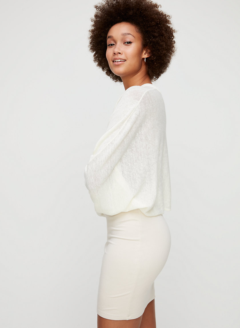 FINLEY SKIRT - Classic, jersey-blend mini skirt FINLEY SKIRT - Classic, jersey-blend mini skirt