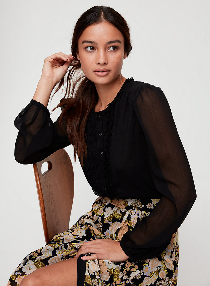 Little Moon LOTUS BLOUSE | Aritzia Little Moon LOTUS BLOUSE | Aritzia