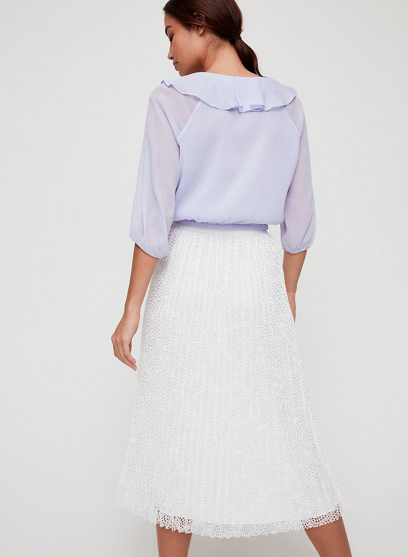 ROSEMARY BLOUSE - Cropped, ruffled blouse ROSEMARY BLOUSE - Cropped, ruffled blouse