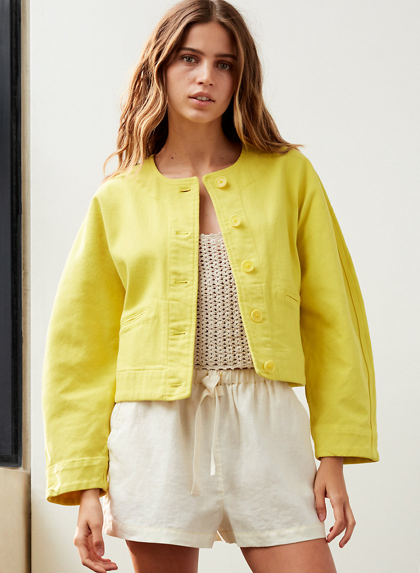 CHIANA JACKET - Structured canvas jacket CHIANA JACKET - Structured canvas jacket
