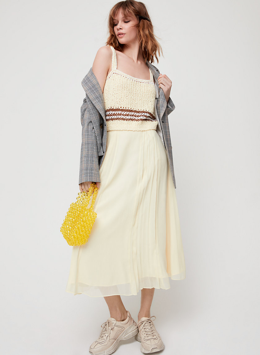 PEONY SKIRT - Pleated midi skirt PEONY SKIRT - Pleated midi skirt