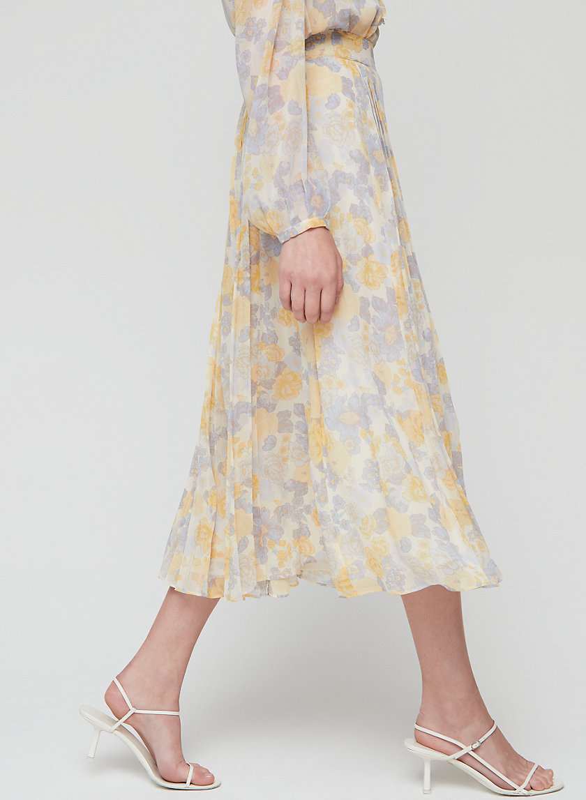 little moon peony skirt