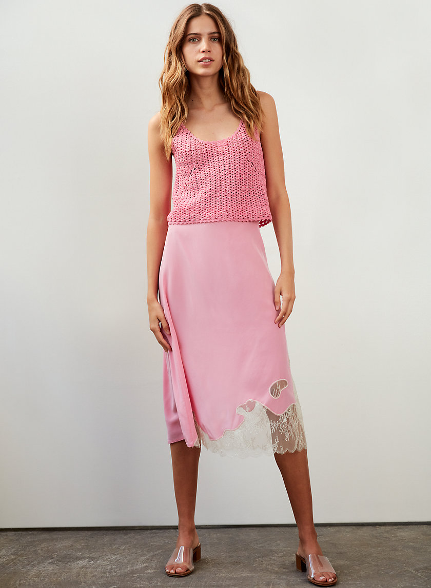 JESSIME SKIRT - Silk slip skirt JESSIME SKIRT - Silk slip skirt