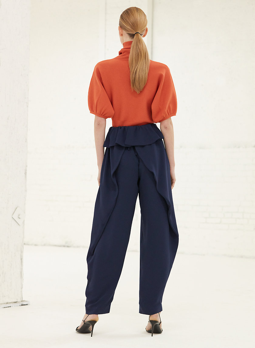 JEMIMA PANT - High-waisted, ruffled pant JEMIMA PANT - High-waisted, ruffled pant