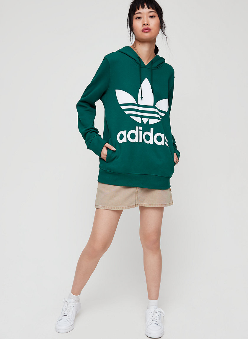 adidas trefoil hoodie sizing