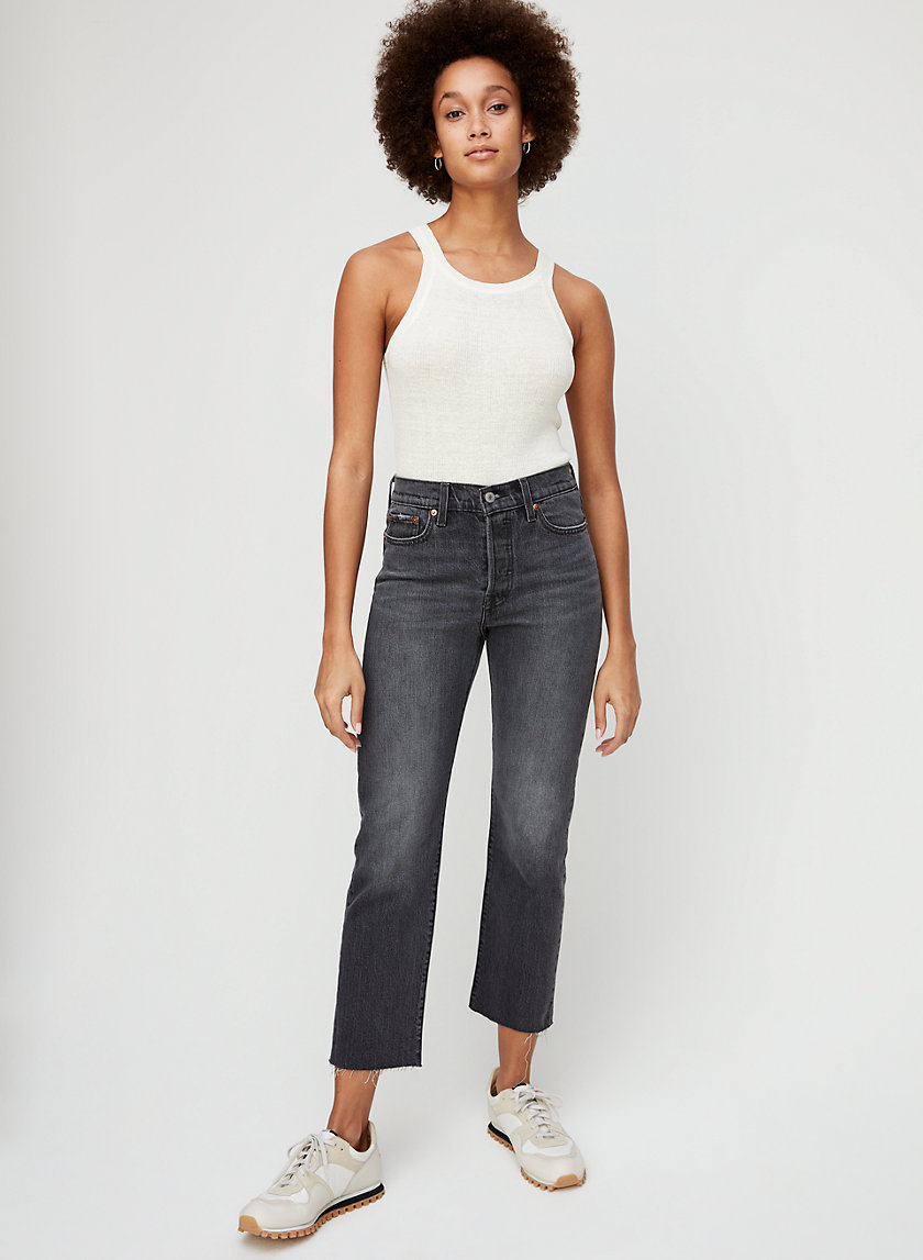 Levi's Wedgie Straight Jeans in Medium Wash • Shop American Threads Women's  Trendy Online Boutique – americanthreads