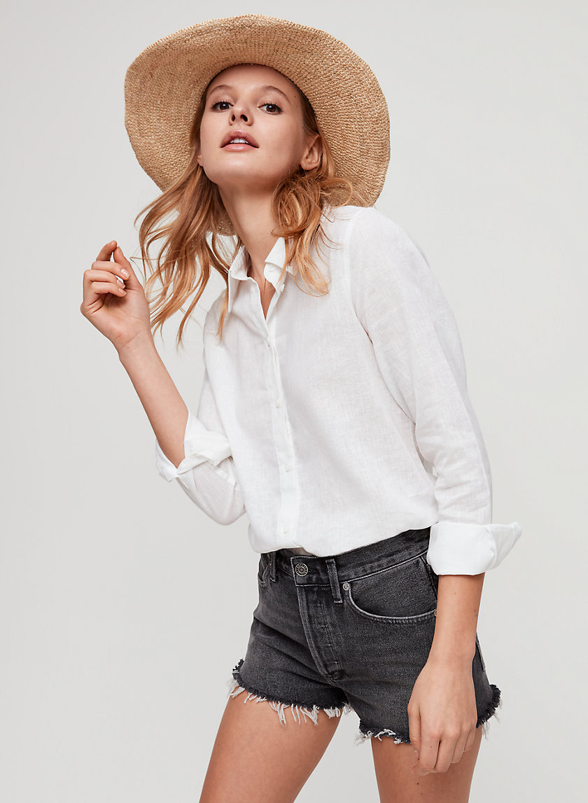 JADEN HELIX - Cut-off denim shorts JADEN HELIX - Cut-off denim shorts