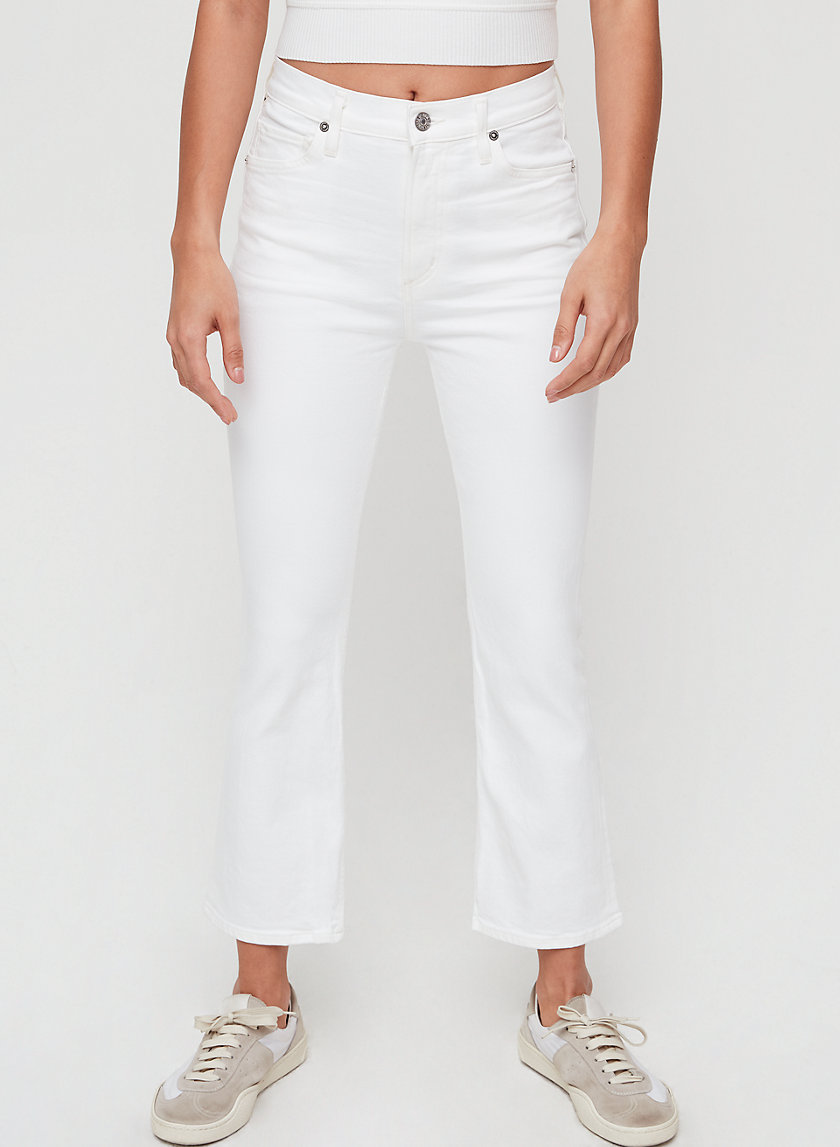 DEMY UNVEIL - Cropped, kick-flare jean DEMY UNVEIL - Cropped, kick-flare jean