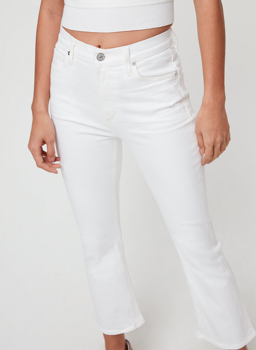 DEMY UNVEIL - Cropped, kick-flare jean DEMY UNVEIL - Cropped, kick-flare jean