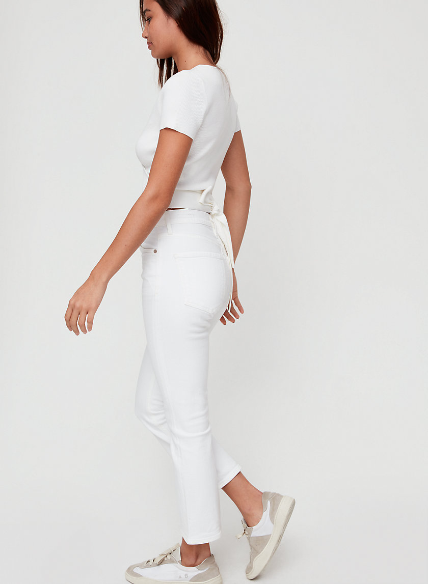DEMY UNVEIL - Cropped, kick-flare jean DEMY UNVEIL - Cropped, kick-flare jean