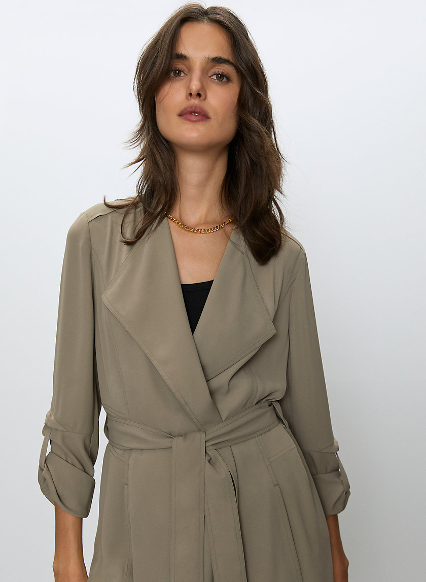 Babaton FLOWY TRENCH COAT Aritzia US