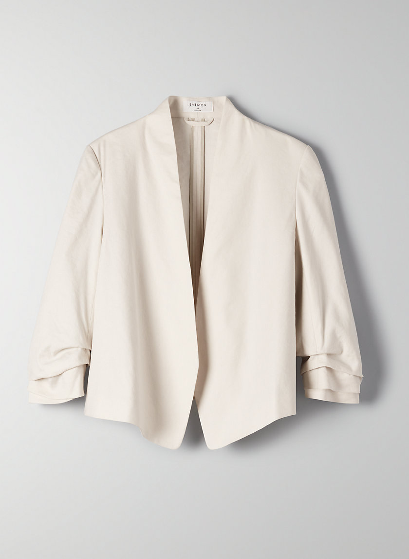 aritzia cropped blazer