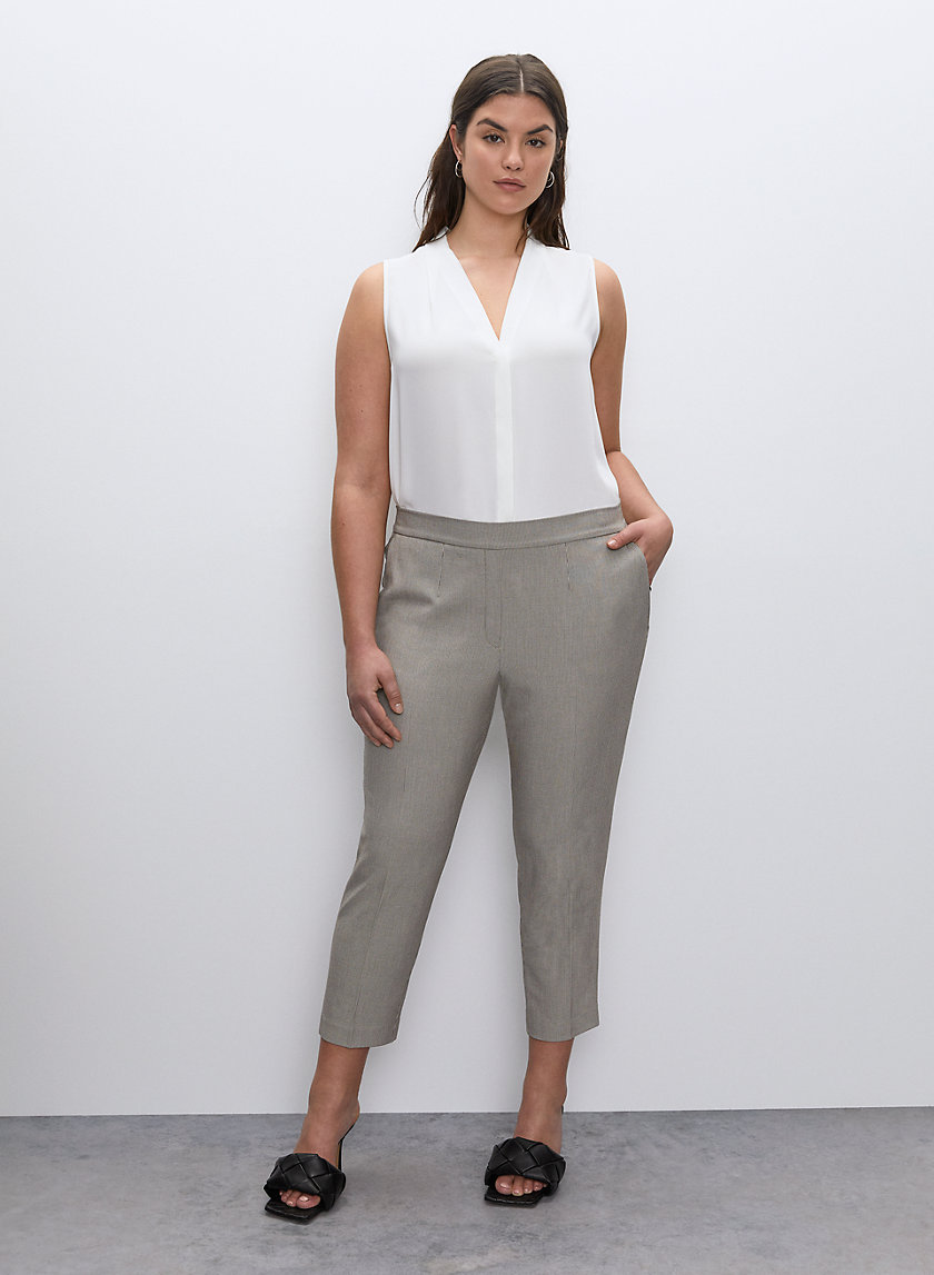 CONAN CHECK PANT - Plaid cropped dress pant CONAN CHECK PANT - Plaid cropped dress pant