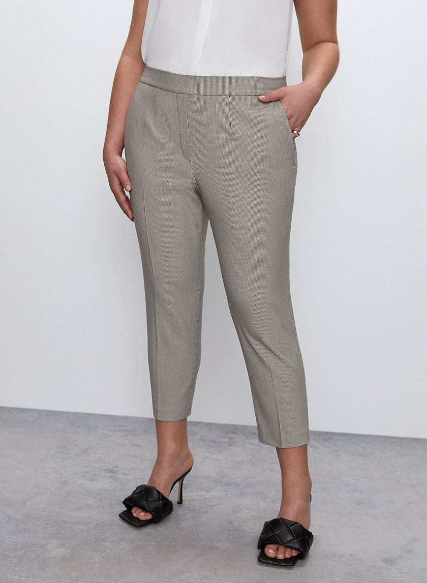 CONAN CHECK PANT - Plaid cropped dress pant CONAN CHECK PANT - Plaid cropped dress pant