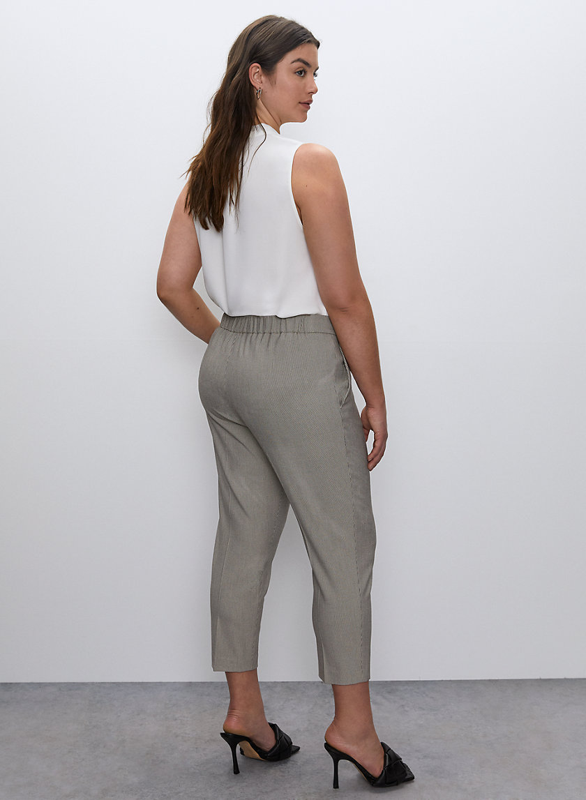 CONAN CHECK PANT - Plaid cropped dress pant CONAN CHECK PANT - Plaid cropped dress pant