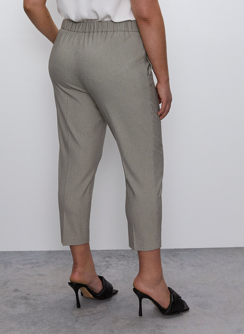 CONAN CHECK PANT - Plaid cropped dress pant CONAN CHECK PANT - Plaid cropped dress pant