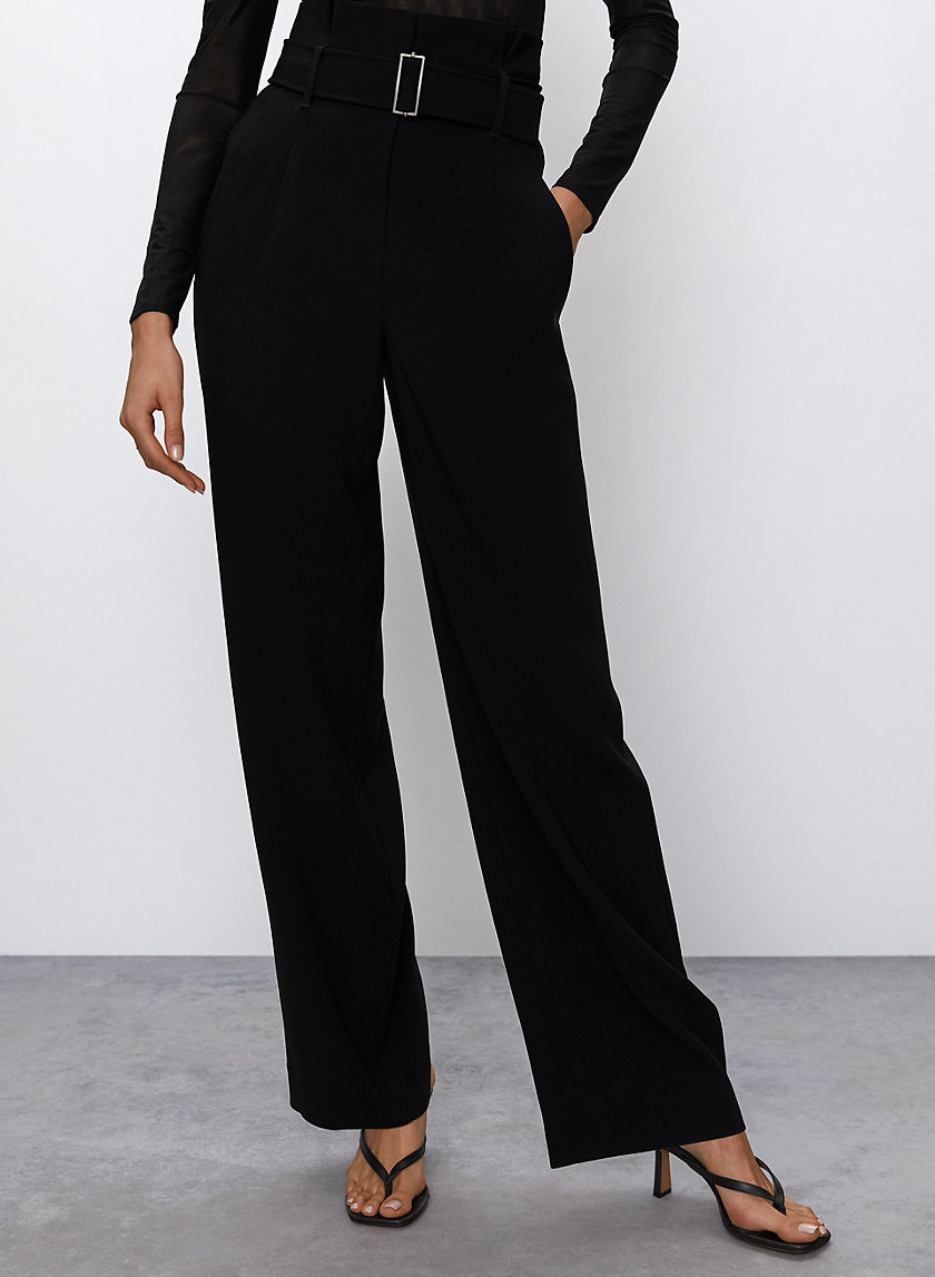 POWER PANT - High-waisted belted pant POWER PANT - High-waisted belted pant