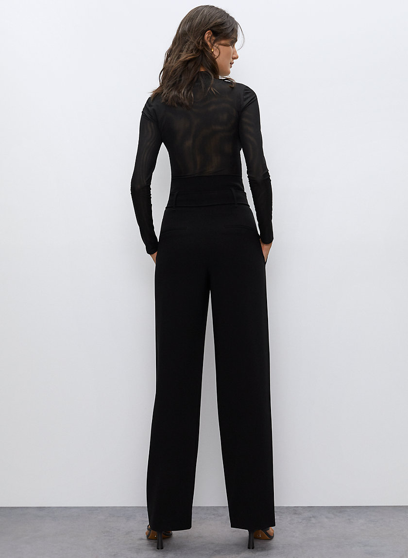 POWER PANT - High-waisted belted pant POWER PANT - High-waisted belted pant