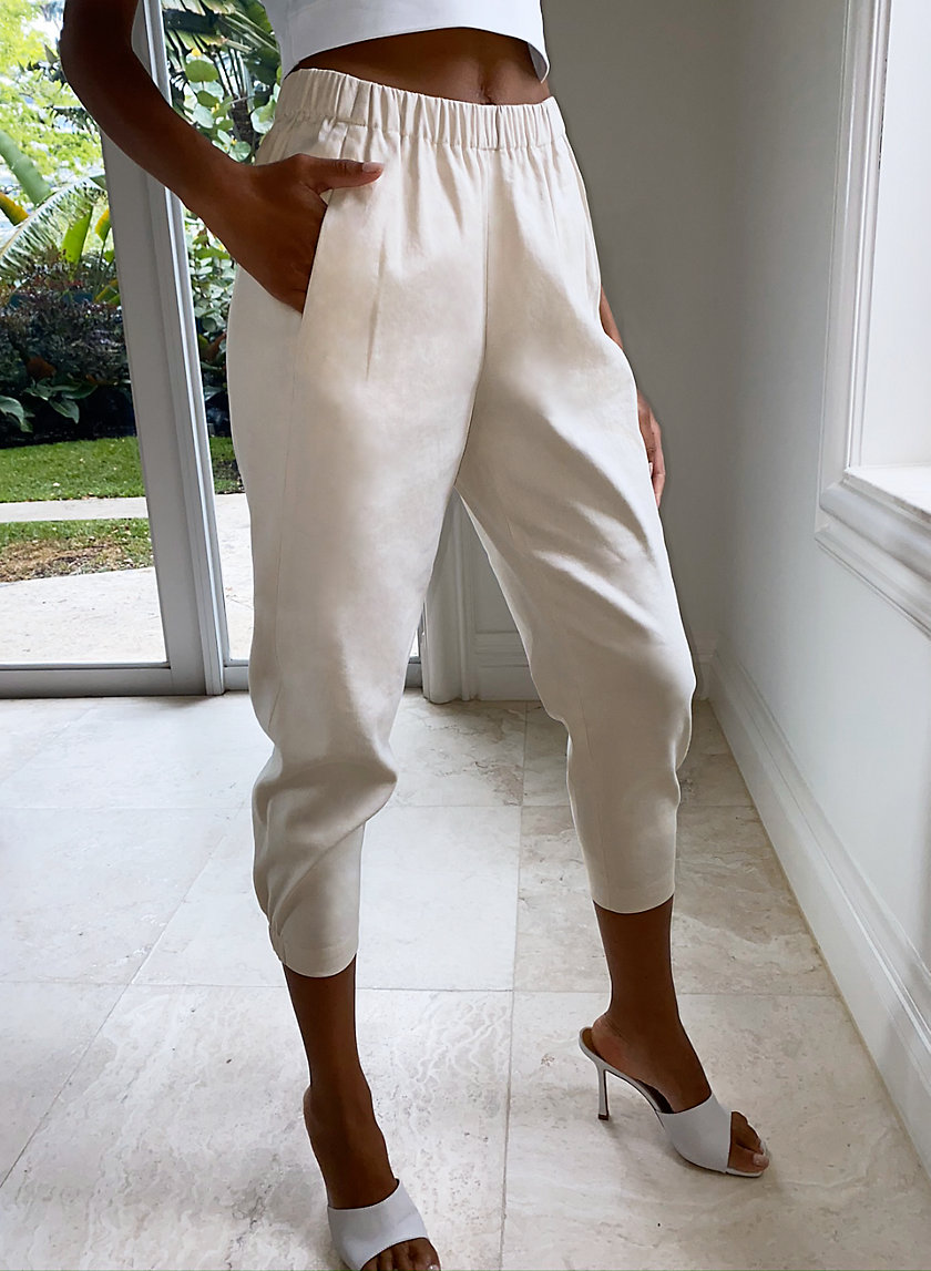Babaton DEXTER LINEN PANT | Aritzia INTL
